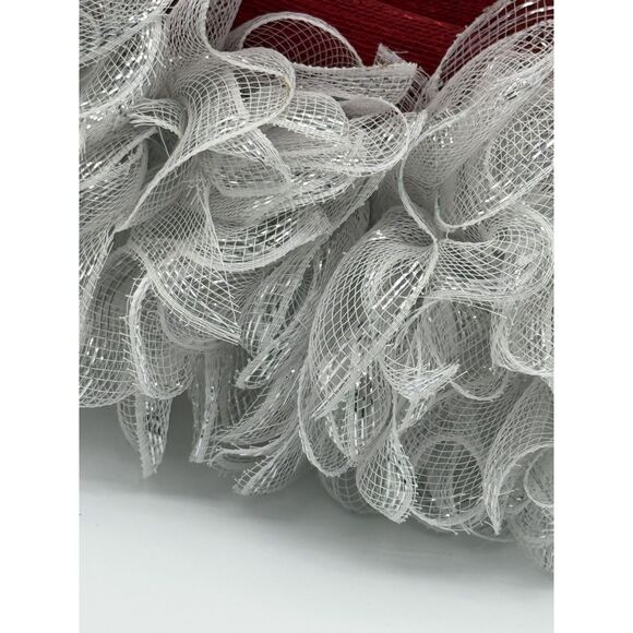 Santa Hat Wreath Handmade Christmas - Picture 2 of 3